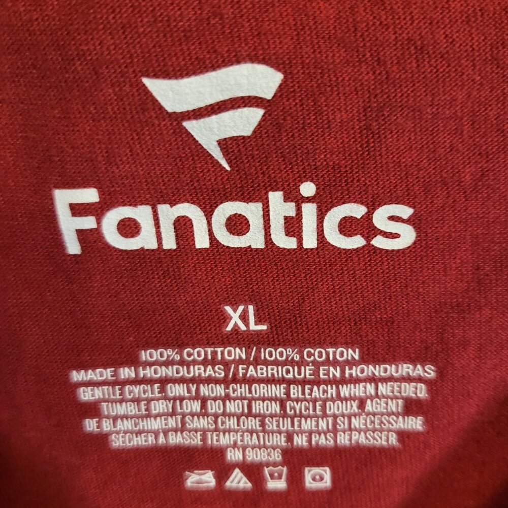 Fanatics Women's Arkansas Razorback T Shirt XL Red - Picture 4 of 4